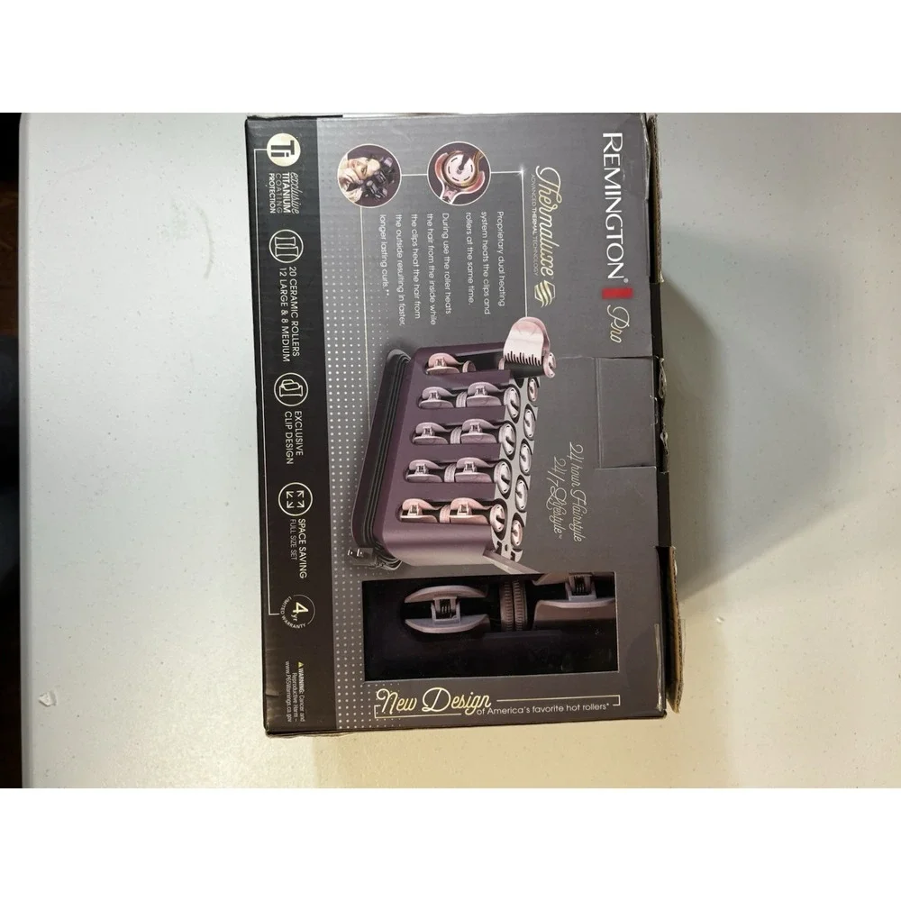 Remington Pro Hair Setter Hot Rollers, Curlers With Thermaluxe Advanced Thermal